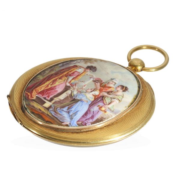 Swiss 18 carat gold unusually large Bagnolet Lépine watch Circa 1830 Swiss 18 carat gold unusually large Bagnolet Lépine watch Circa 1830
