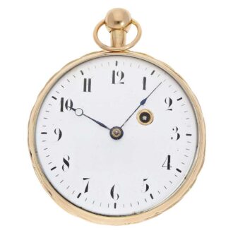 French gold repeater with hidden erotic automaton Circa 1820