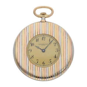Swiss platinum and gold open faced lever dress watch Circa 1920