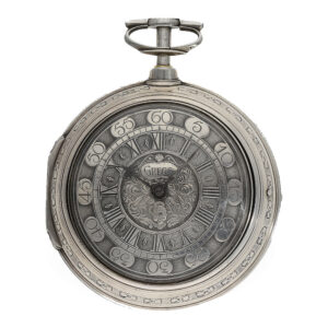 Large English pocket watch with striking mechanism Circa 1720