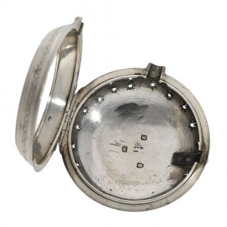 Large English pocket watch with striking mechanism Circa 1720