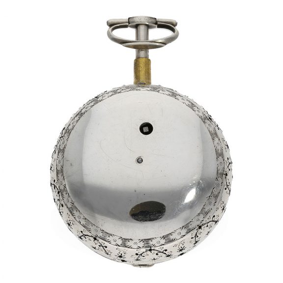 Large English pocket watch with striking mechanism Circa 1720 Large English pocket watch with striking mechanism Circa 1720
