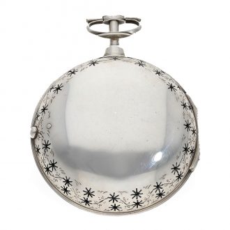 Large English pocket watch with striking mechanism Circa 1720