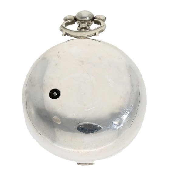 English silver pocket watch with astronomical calendar Circa 1736 English silver pocket watch with astronomical calendar Circa 1736