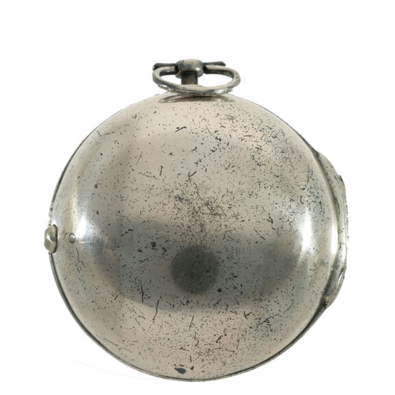 German silver early pocket watch with date Circa 1714 German silver early pocket watch with date Circa 1714