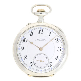 German silver lever pocket watch with bleu minutes Circa 1917 German silver lever pocket watch with bleu minutes Circa 1917