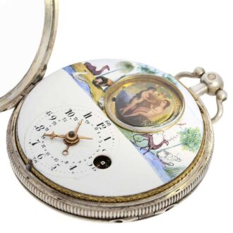 French "Adam & Eve seconds automaton" with date Circa 1790