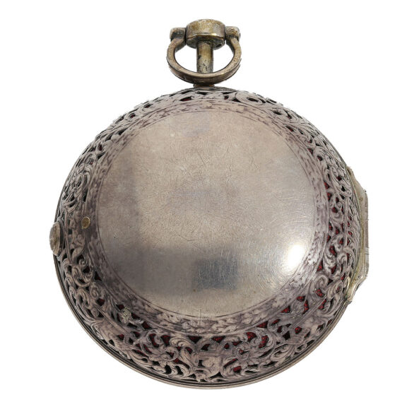 Early Dutch silver pair cased repeating verge watch Circa 1710 Early Dutch silver pair cased repeating verge watch Circa 1710
