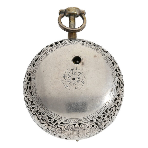 Early Dutch silver pair cased repeating verge watch Circa 1710 Early Dutch silver pair cased repeating verge watch Circa 1710