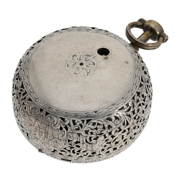 Early Dutch silver pair cased repeating verge watch Circa 1710 Early Dutch silver pair cased repeating verge watch Circa 1710