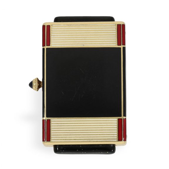 French Art Deco ‘Montre de Sac Guillotine’ Circa 1929 French Art Deco ‘Montre de Sac Guillotine’ Circa 1929