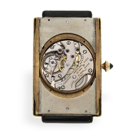 French Art Deco ‘Montre de Sac Guillotine’ Circa 1929 French Art Deco ‘Montre de Sac Guillotine’ Circa 1929