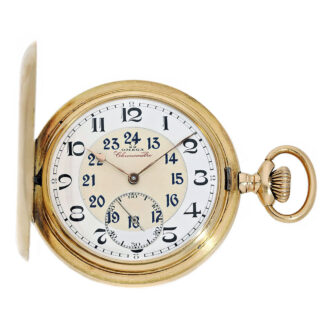 Swiss rare gold Omega observatory chronometer Circa 1922