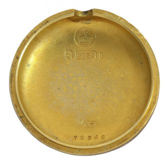 Swiss unique 18 carat gold and enamel lever watch Circa 1887