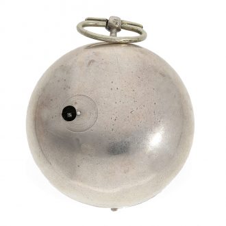 English pocket watch with rock crystal cock Circa 1700