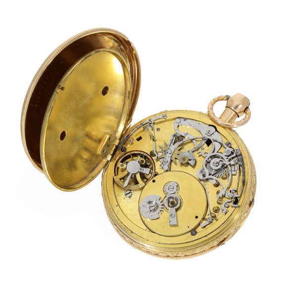 Beautiful pocket watch with repeater and musical movement Circa 1800 Beautiful pocket watch with repeater and musical movement Circa 1800