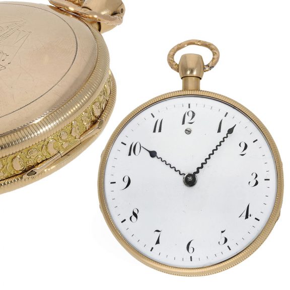 Beautiful pocket watch with repeater and musical movement Circa 1800 Beautiful pocket watch with repeater and musical movement Circa 1800