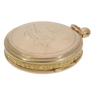 Beautiful pocket watch with repeater and musical movement Circa 1800