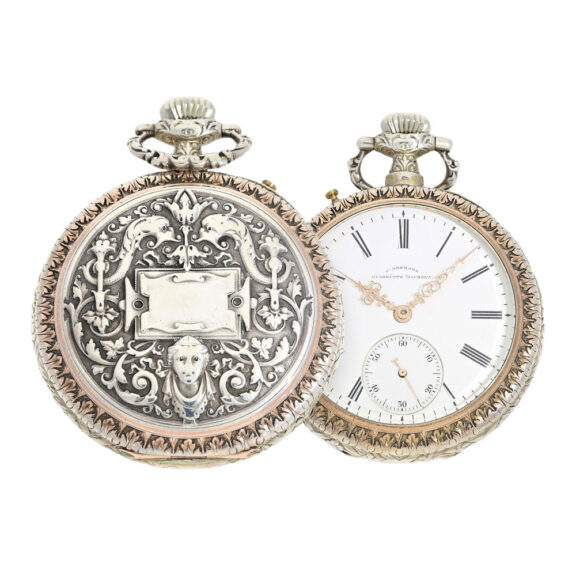 German silver renaissance style pocket watch Circa 1900 German silver renaissance style pocket watch Circa 1900