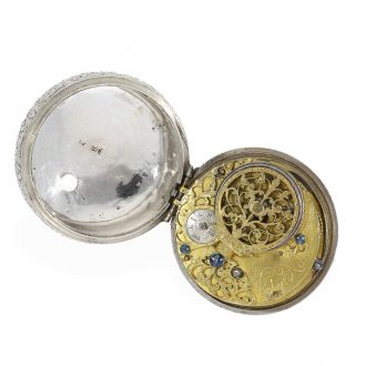 Early astronomical verge watch with day and night indicator Circa 1690