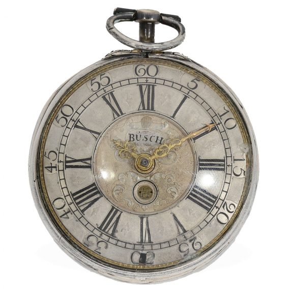 German silver pocket watch with date Circa 1698 German silver pocket watch with date Circa 1698