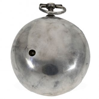 German silver pocket watch with date Circa 1698