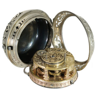 German silver very rare self striking pocket watch Circa 1730