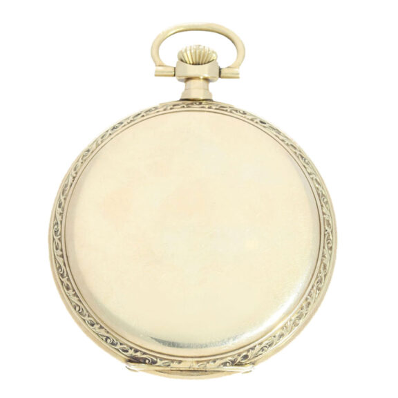 German 14 carat gold full hunter with original box Circa 1900