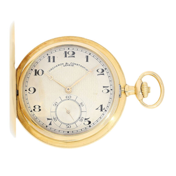 Swiss gold lever hunting case watch Circa 1918 Swiss gold lever hunting case watch Circa 1918