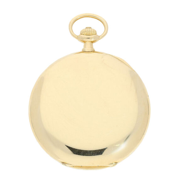 Swiss gold lever hunting case watch Circa 1918 Swiss gold lever hunting case watch Circa 1918