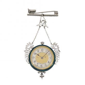 Swiss 18 Carat gold highly refined Art Nouveau pendant watch Circa 1910