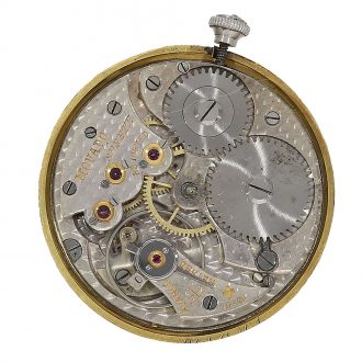 Swiss 18 Carat gold highly refined Art Nouveau pendant watch Circa 1910