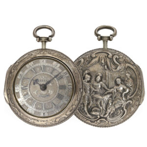 English repoussé verge watch of exquisite quality Circa 1781