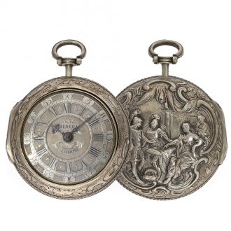 English repoussé verge watch of exquisite quality Circa 1781