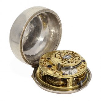 English repoussé verge watch of exquisite quality Circa 1781