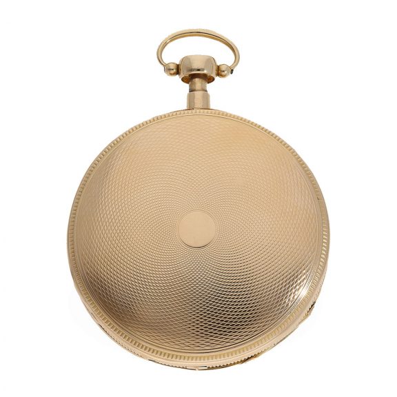 Swiss 18 carat gold pocket watch with musical movement Circa 1807 Swiss 18 carat gold pocket watch with musical movement Circa 1807