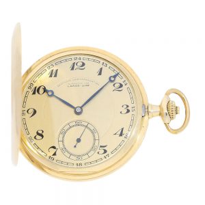 German gold lever with engine-turned dial Circa 1933