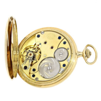 German gold lever with engine-turned dial Circa 1933