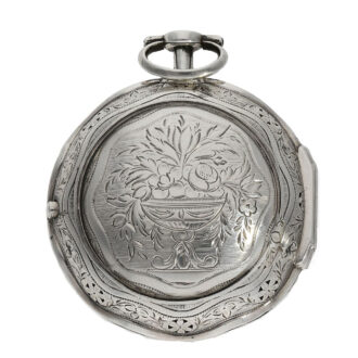 Very rare English silver watch with striking mechanism Circa 1810