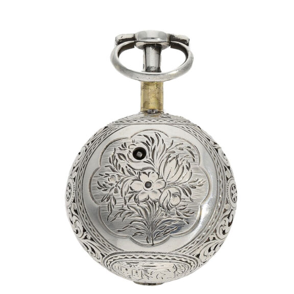 Very rare English silver watch with striking mechanism Circa 1810 Very rare English silver watch with striking mechanism Circa 1810