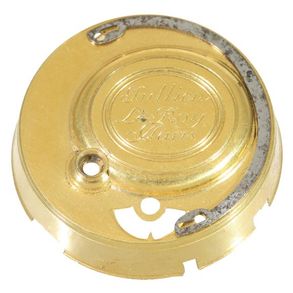 French 18 Carat gold Rococo verge watch with painting Circa 1760 French 18 Carat gold Rococo verge watch with painting Circa 1760