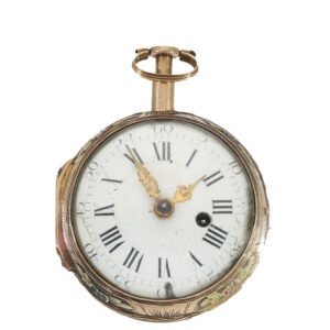 German 18 carat gold verge Rococo watch Circa 1740