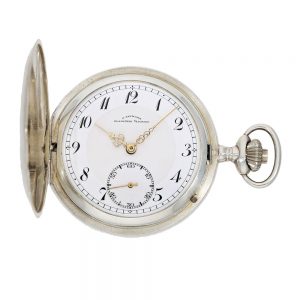 German fine silver Glashütte pocket watch Circa 1910