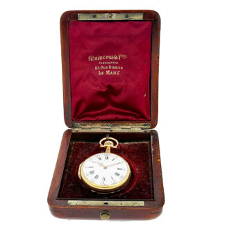French rare Louis XVI style pocket chronometer Circa 1870