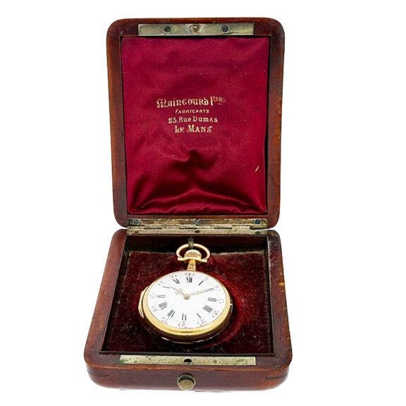 French rare Louis XVI style pocket chronometer Circa 1870 French rare Louis XVI style pocket chronometer Circa 1870
