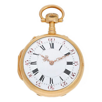 French rare Louis XVI style pocket chronometer Circa 1870