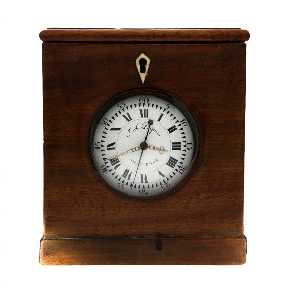 Dutch French coach clock for the Chinese market with center seconds Circa 1775 Dutch French coach clock for the Chinese market with center seconds Circa 1775