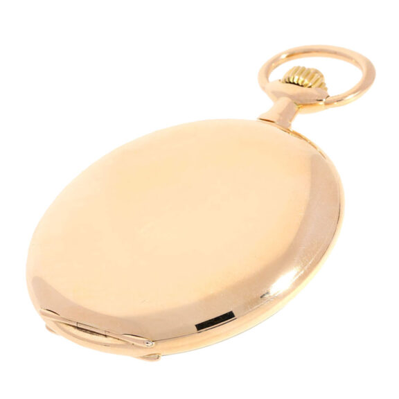 German 18K gold hunting cased lever pocket watch Circa 1910 German 18K gold hunting cased lever pocket watch Circa 1910