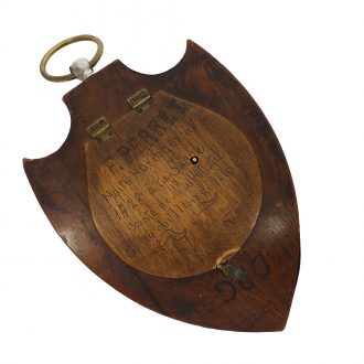 Swiss shield shaped coach - travel clock with cylinder escapement Circa 1820 Swiss shield shaped coach - travel clock with cylinder escapement Circa 1820