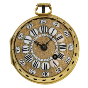 A very rare Swiss oignon pocket watch with striking mechanism Circa 1720